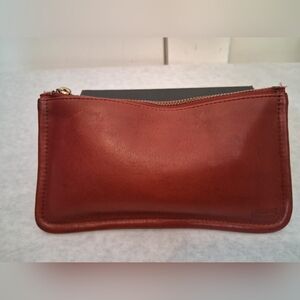 Coach Vintage Red Leather Womens Skinny Case